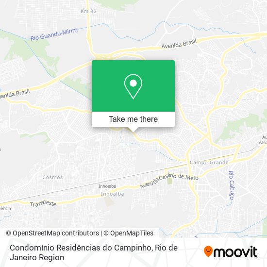 Condomínio Residências do Campinho map