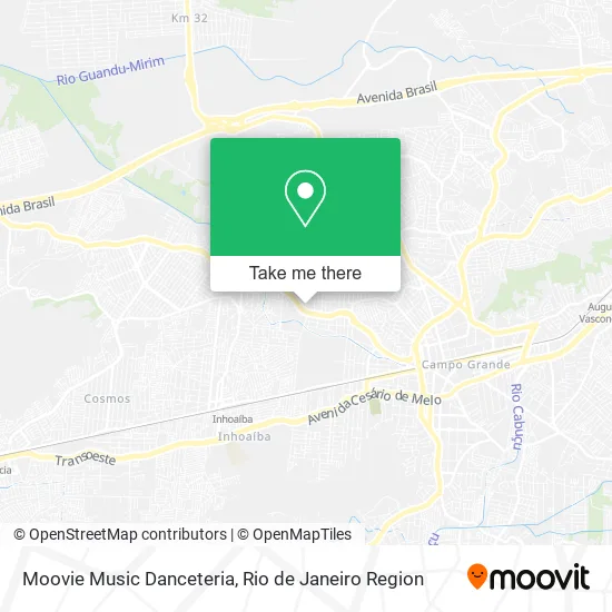 Moovie Music Danceteria map