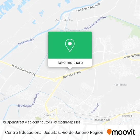 Centro Educacional Jesuitas map
