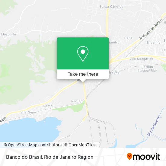 Banco do Brasil map