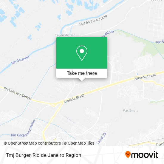 Tmj Burger map
