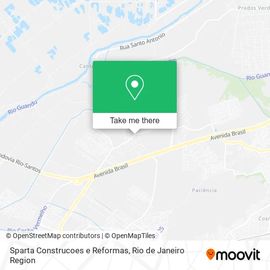 Sparta Construcoes e Reformas map