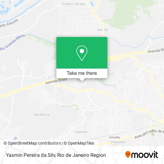 Yasmin Pereira da Silv map