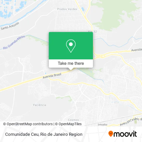 Comunidade Ceu map