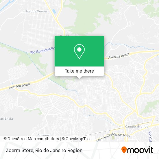 Zoerm Store map