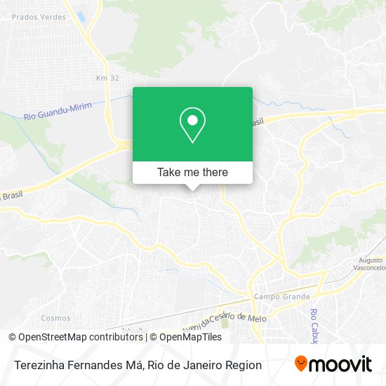 Terezinha Fernandes Má map