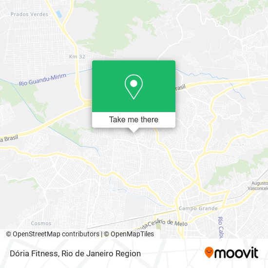 Mapa Dória Fitness