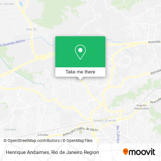 Henrique Andaimes map