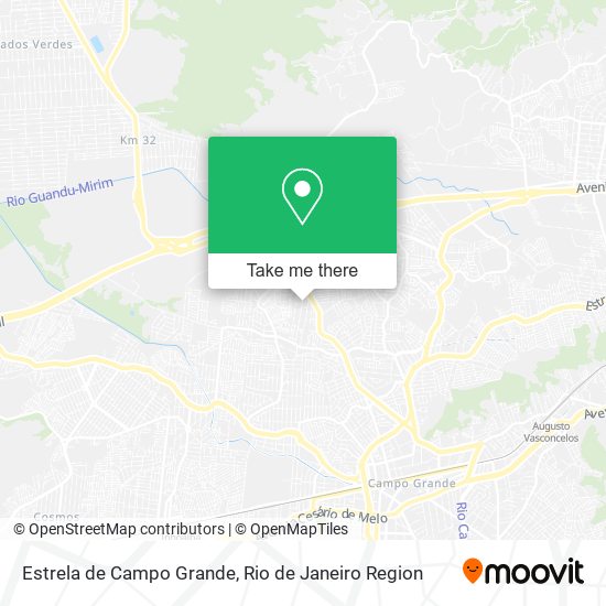 Estrela de Campo Grande map