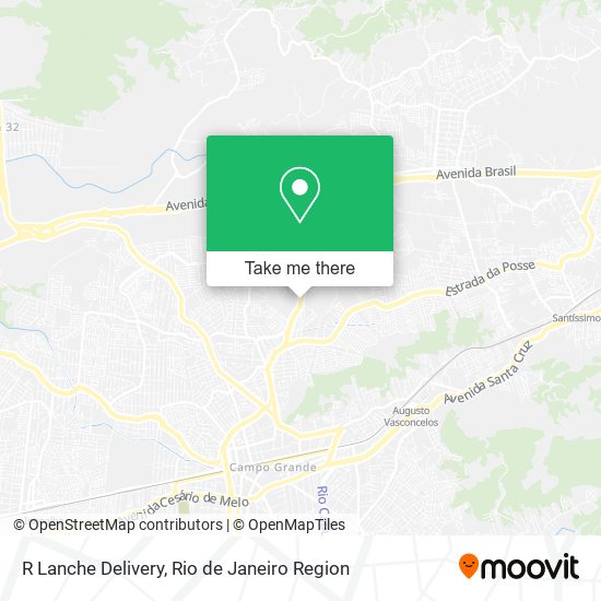 R Lanche Delivery map