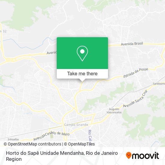 Horto do Sapê Unidade Mendanha map