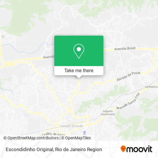 Escondidinho Original map