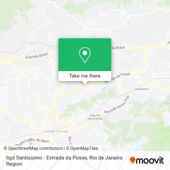 Iigd Santíssimo - Estrada da Posse map