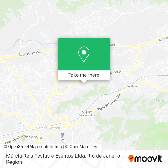 Márcia Reis Festas e Eventos Ltda map