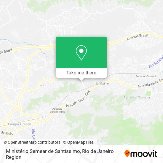 Ministério Semear de Santíssimo map