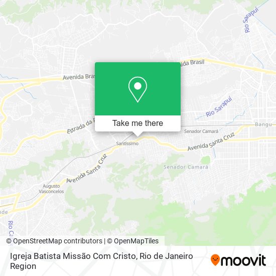 Mapa Igreja Batista Missão Com Cristo