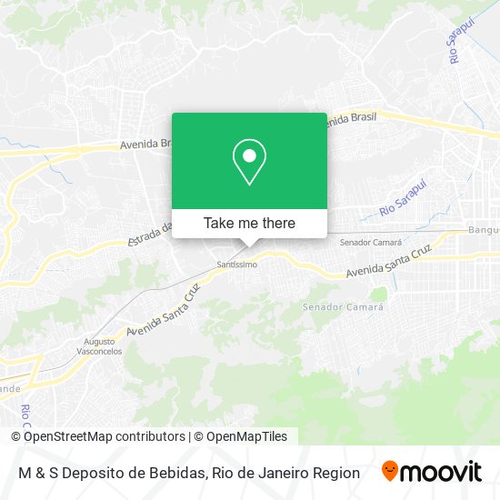 M & S Deposito de Bebidas map