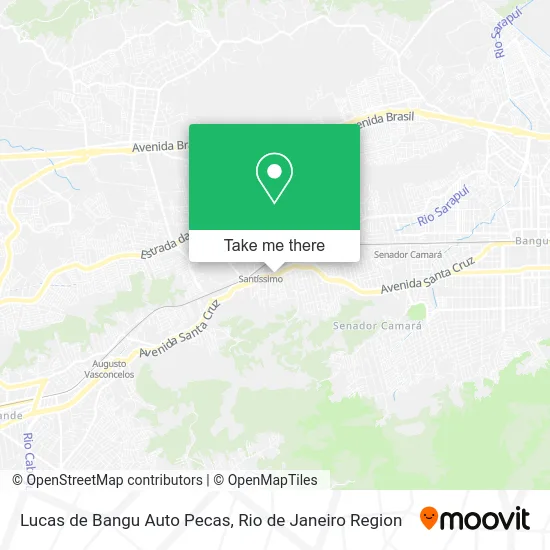 Lucas de Bangu Auto Pecas map
