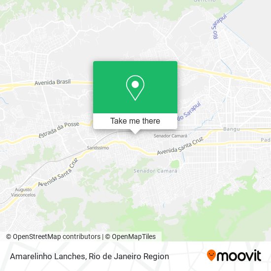 Amarelinho Lanches map