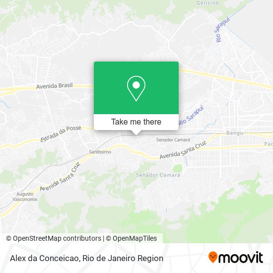 Alex da Conceicao map
