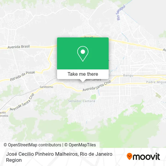 José Cecilio Pinheiro Malheiros map