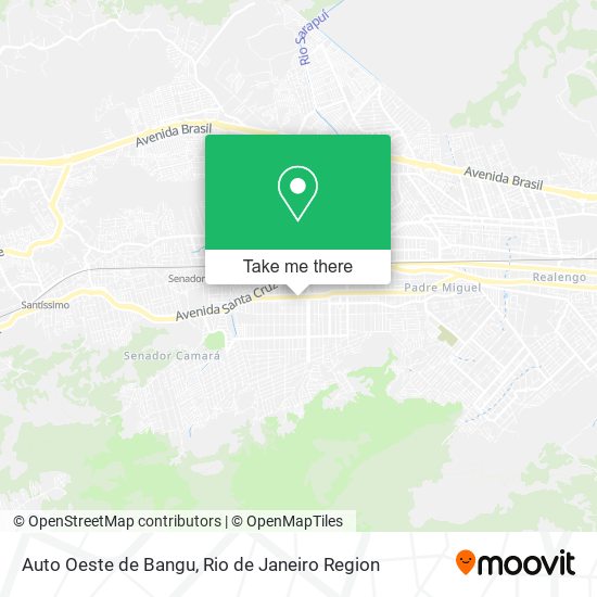 Mapa Auto Oeste de Bangu