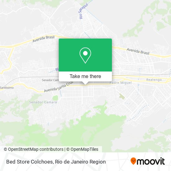 Bed Store Colchoes map