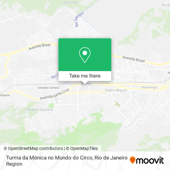 Turma da Mônica no Mundo do Circo map