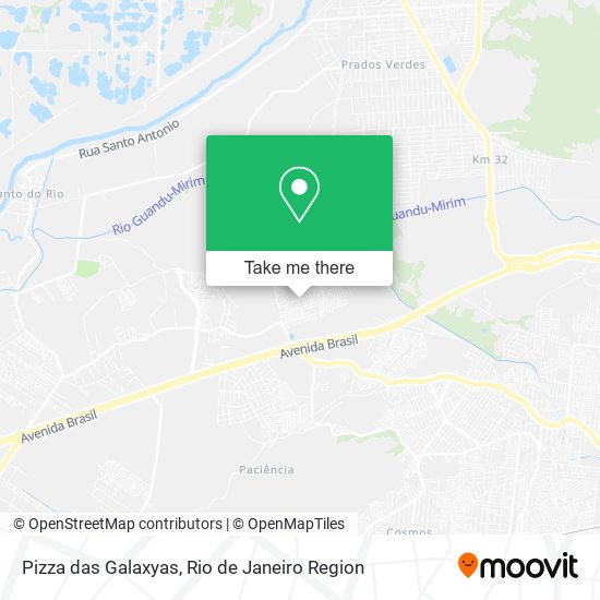 Mapa Pizza das Galaxyas