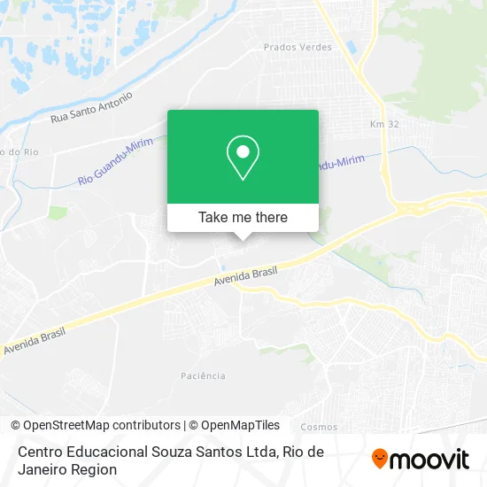 Centro Educacional Souza Santos Ltda map