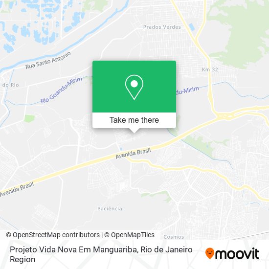Projeto Vida Nova Em Manguariba map