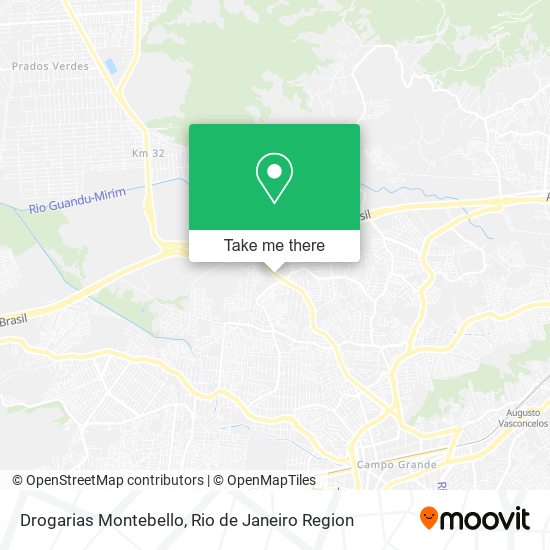 Drogarias Montebello map