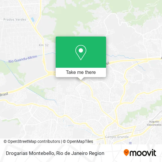 Drogarias Montebello map