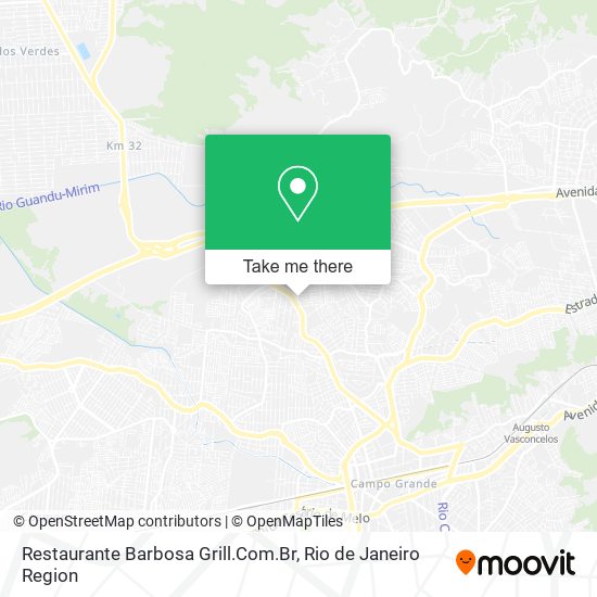 Mapa Restaurante Barbosa Grill.Com.Br