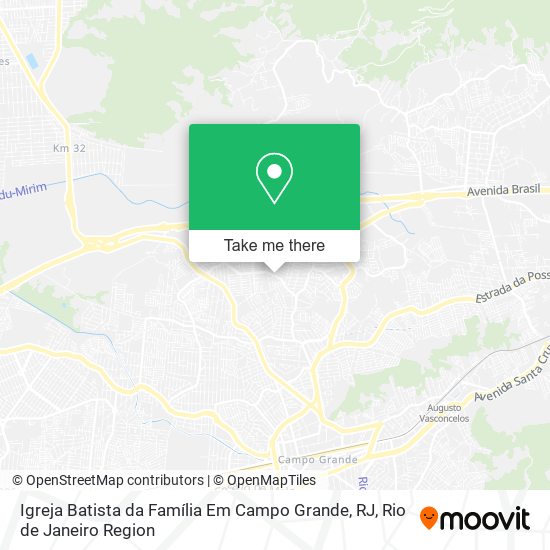 Igreja Batista da Família Em Campo Grande, RJ map