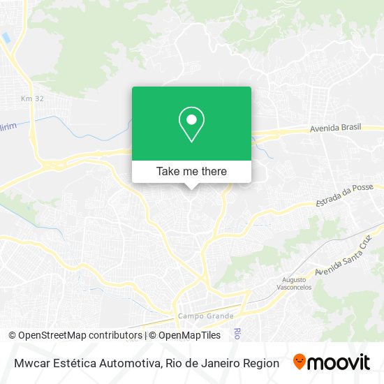 Mapa Mwcar Estética Automotiva