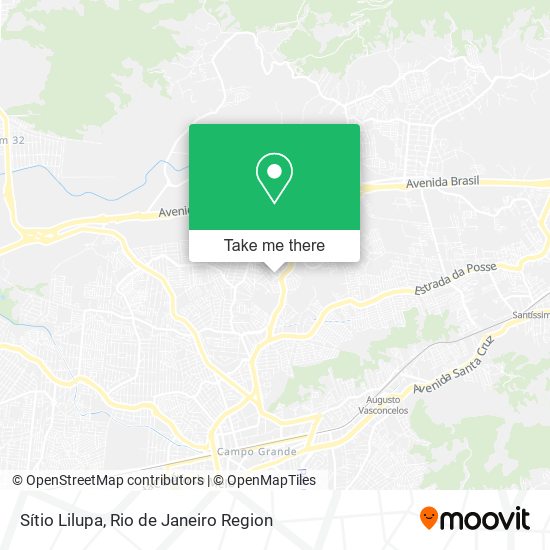 Sítio Lilupa map