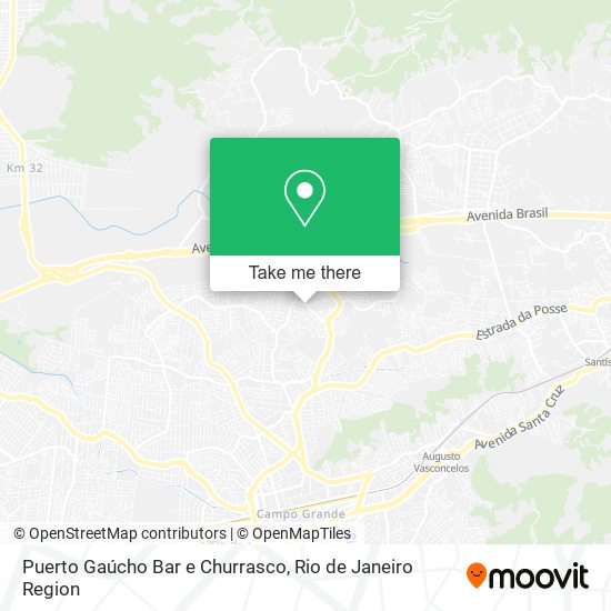 Mapa Puerto Gaúcho Bar e Churrasco