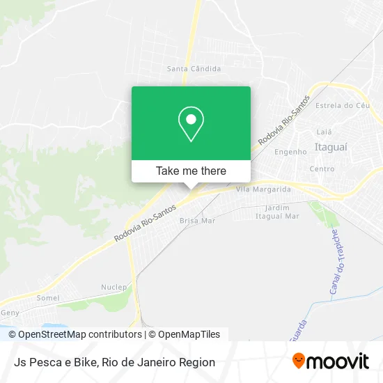 Js Pesca e Bike map