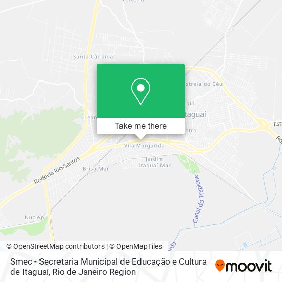 Smec - Secretaria Municipal de Educação e Cultura de Itaguaí map