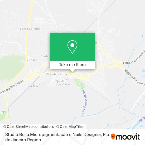 Mapa Studio Bella Micropigmentação e Nails Designer