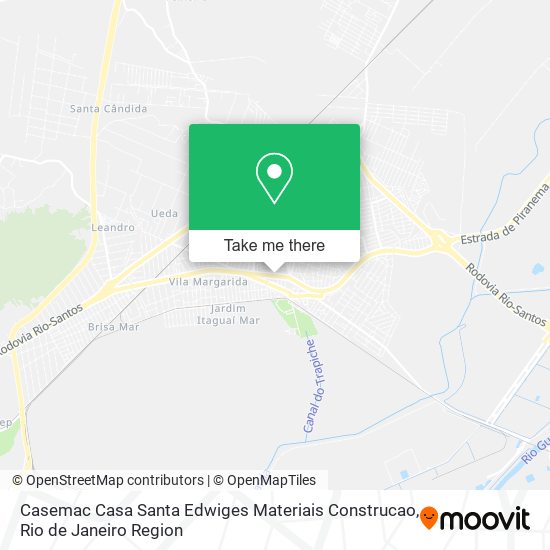 Casemac Casa Santa Edwiges Materiais Construcao map