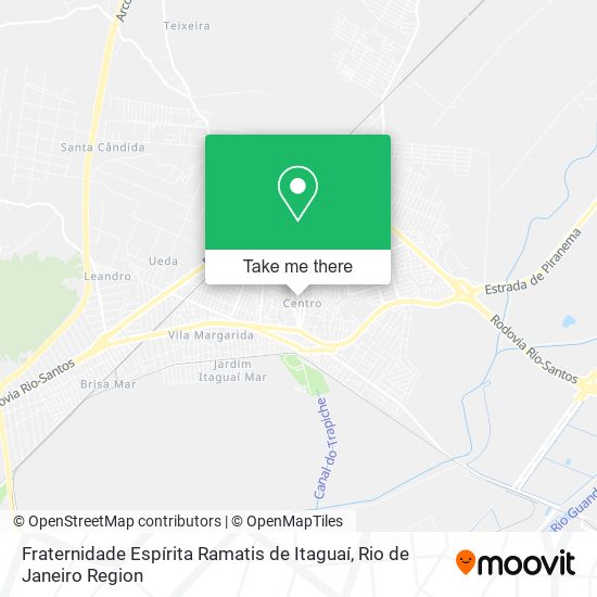 Fraternidade Espírita Ramatis de Itaguaí map