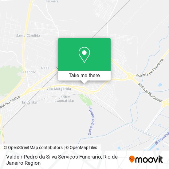 Mapa Valdeir Pedro da Silva Serviços Funerario