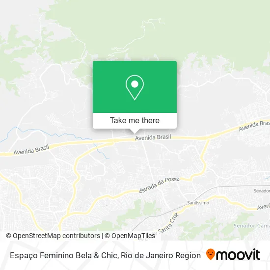 Espaço Feminino Bela & Chic map