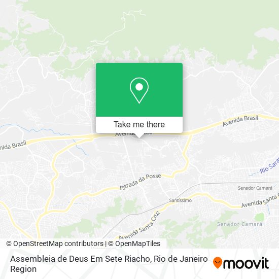 Assembleia de Deus Em Sete Riacho map