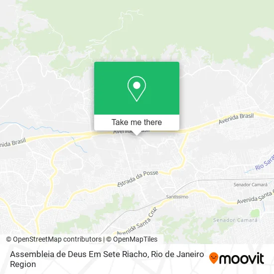 Assembleia de Deus Em Sete Riacho map