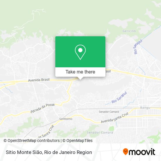 Sítio Monte Sião map