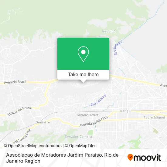 Associacao de Moradores Jardim Paraiso map