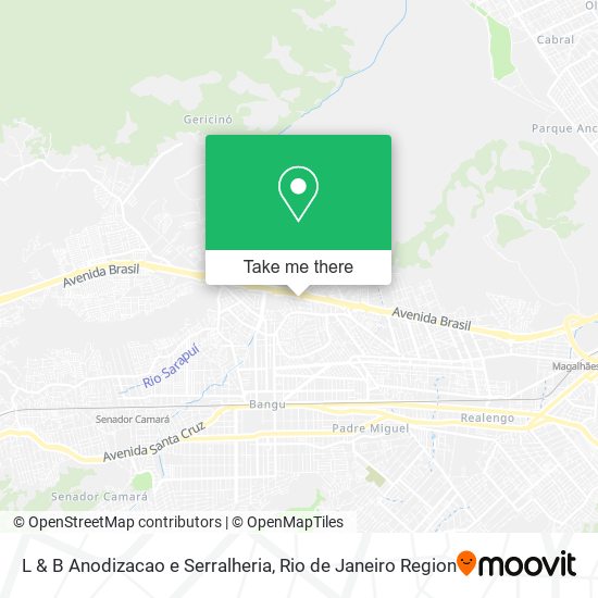 L & B Anodizacao e Serralheria map